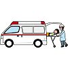 救急搬送のイラスト