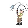 釣りのイラスト