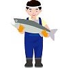 鮭のイラスト