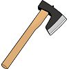鉈のイラスト