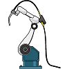 溶接ロボットのイラスト