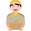宅配便のイラスト