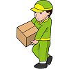 宅配便のイラスト
