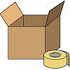 段ボールのイラスト