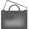 ビジネスバッグのイラスト