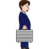 アタッシュケースのイラスト