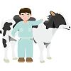 乳牛のイラスト