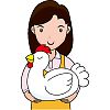 にわとりのイラスト