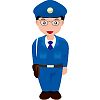 警官のイラスト