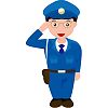警官のイラスト