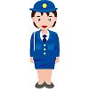 女性警官のイラスト