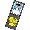 警察手帳のイラスト