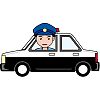 パトカーのイラスト