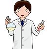 研究員のイラスト