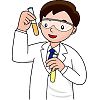 試験管のイラスト