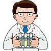 試験管のイラスト
