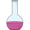 丸底フラスコのイラスト