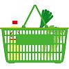 買い物カゴのイラスト