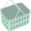 買い物カゴのイラスト