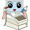 レジのイラスト