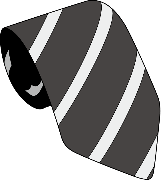 ファッション小物1-01-ネクタイイラスト