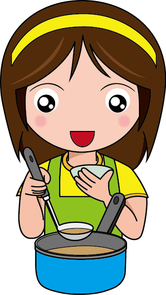 料理09-味見 イラスト