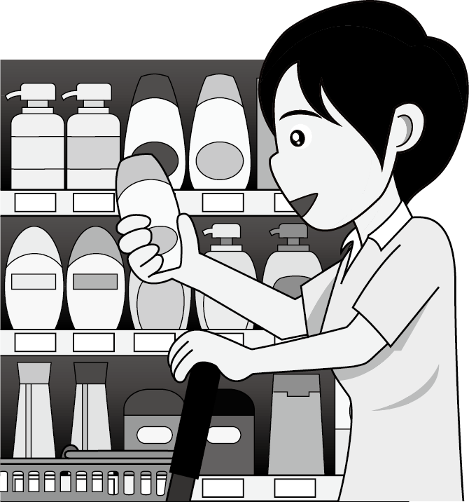買い物18-日用品 イラスト