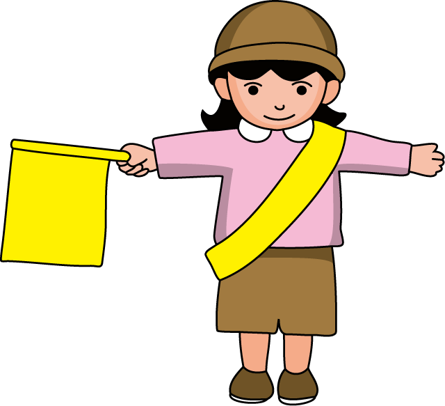 登下校・休憩時間No09登校当番イラスト