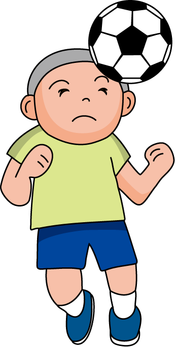 登下校・休憩時間No11ヘディングイラスト