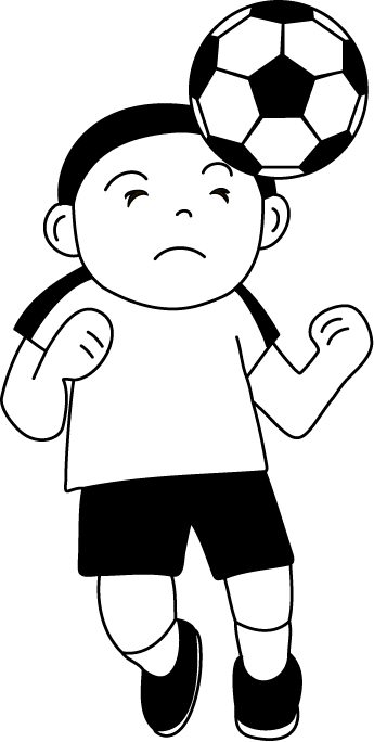 登下校・休憩時間No11ヘディングイラスト