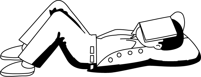 登下校・休憩時間No23昼寝イラスト