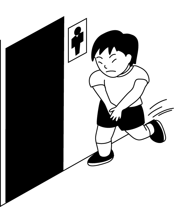 登下校・休憩時間No26トイレイラスト