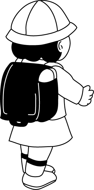 登下校・休憩時間No30下校イラスト