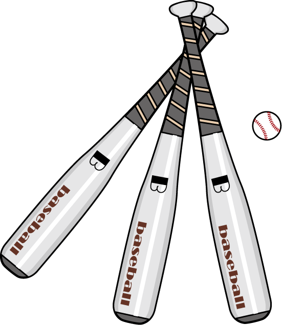 クラブ1　No07バットイラスト