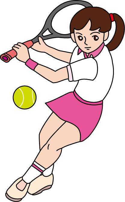 クラブ1　No13テニスイラスト