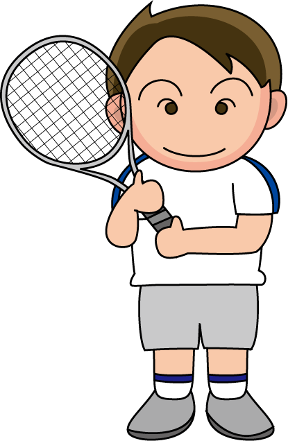 クラブ1　No14テニスイラスト