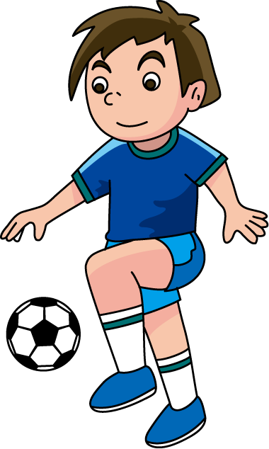 クラブ1　No17ドリブルイラスト