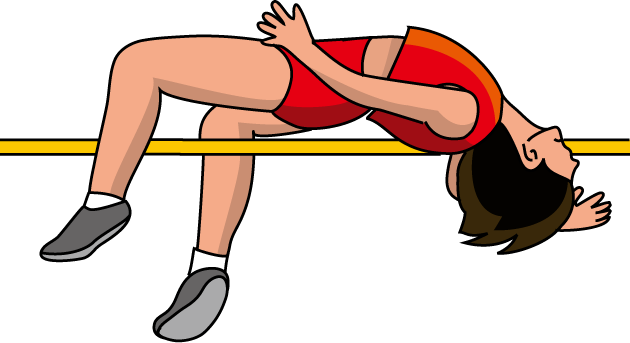 クラブ1　No21高跳びイラスト