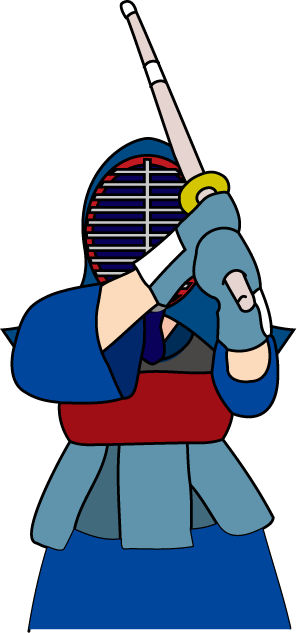 クラブ1　No26剣道イラスト