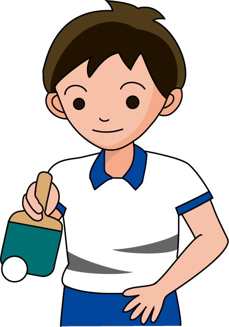 クラブ1　No30卓球イラスト