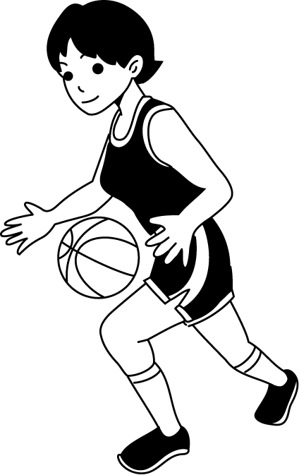 クラブ1　No02ドリブルイラスト