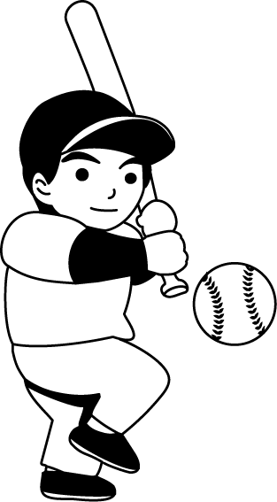 クラブ1　No05バッターイラスト