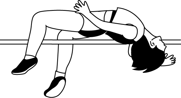 クラブ1　No21高跳びイラスト