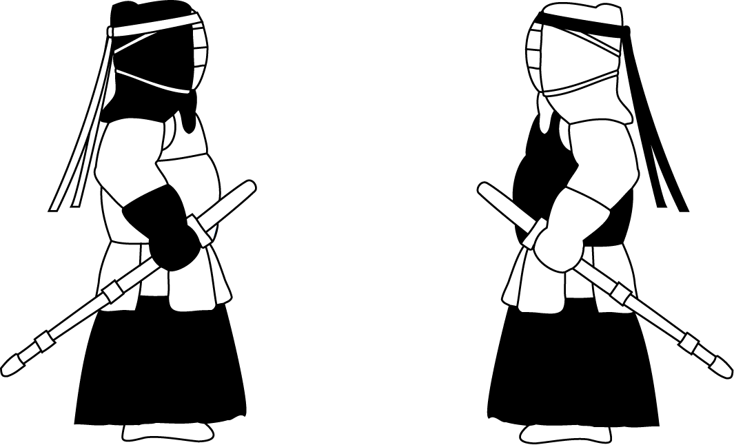 クラブ1　No25剣道イラスト