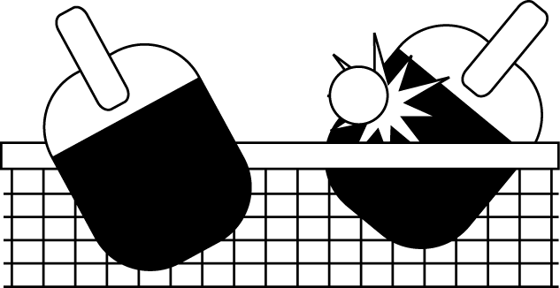 クラブ2　No01卓球イラスト