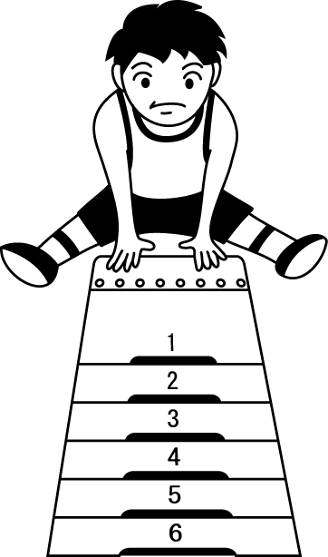 クラブ2　No07跳び箱イラスト