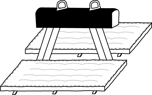 クラブ2　No09鞍馬イラスト