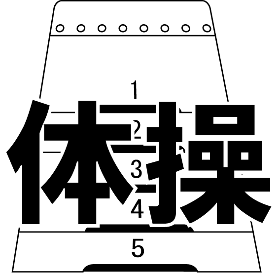 クラブ2　No10体操部イラスト