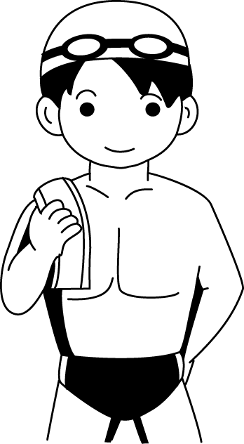 クラブ2　No11水泳イラスト