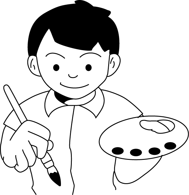 クラブ2　No15油絵イラスト